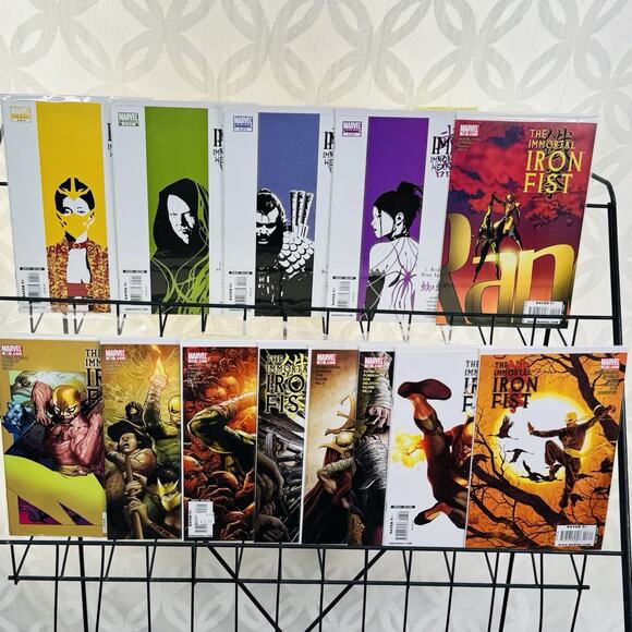 Immortal Iron Fist 19-20 22-27, 27 VAR, Immortal Weapons 2-5 Lot (2007, Marvel) - Picture 1 of 7